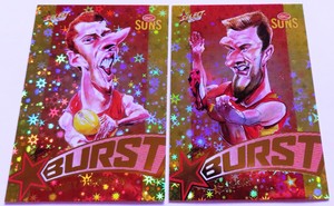 2019 Select AFL "STARBURST" Cards: RORY THOMPSON & SAM DAY (Gold Coast)