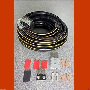 CAMPER TRAILER CARAVAN CHARGING Dual Battery & 50AMP ANDERSON PLUG 5M 6B&S CABLE - Picture 1 of 1
