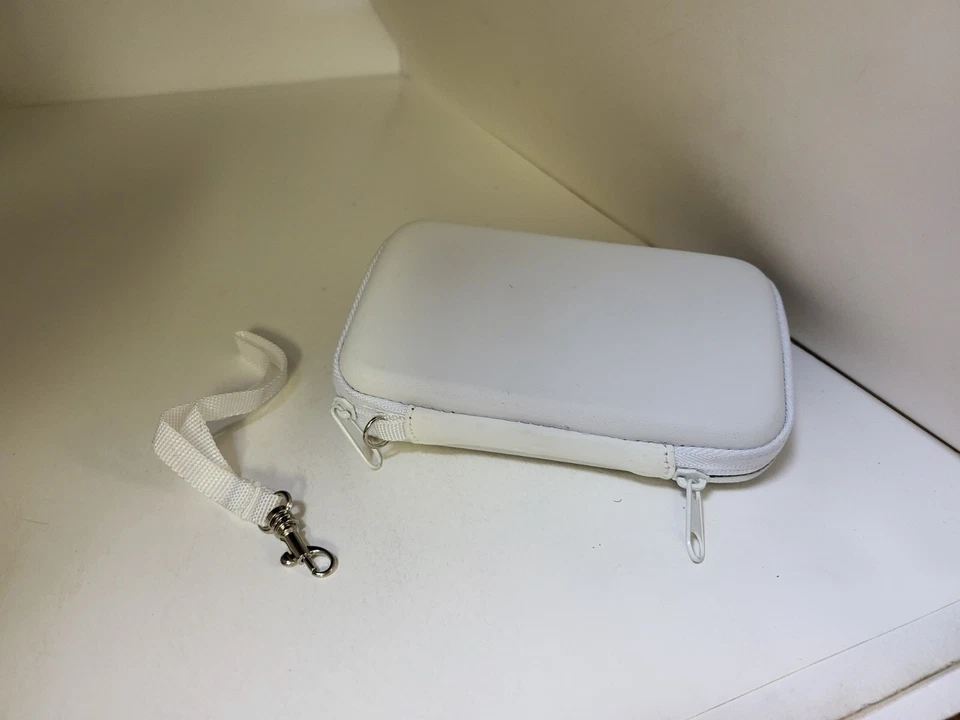 NEW White Travel Bag Carrying Case Purse + Wrist Strap for Sony PSP Go #YY11 - Image 1 of 4