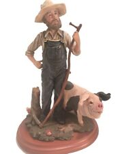 1998 VanMark Herding The Sows Statue Figurine HomeLand Classics 1/1010
