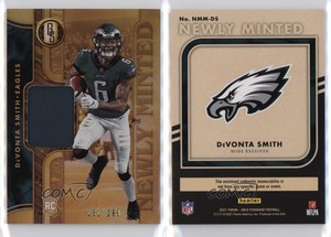2021 Panini Gold Standard Newly Minted Memorabilia /299 Devonta Smith Rookie RC