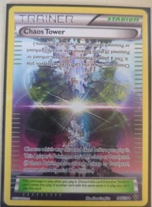 Chaos Tower 94/124 Reverse Holo Uncommon XY Fates Collide Pokemon TCG Near Mint - Picture 1 of 1