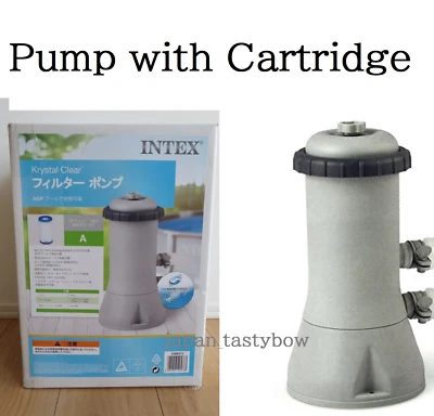Intex 1000 GPH Easy Set Swimming Pool Cartridge Filter Pump 28637 100V w/Filter - Image 1 of 4