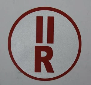 II-R Floor Truss Circular Sign (White,Reflective Sticker,6X6)-REF24-1027 - Picture 1 of 5