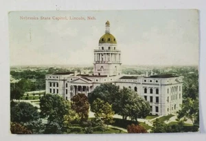 Nebraska State Capitol ~ Lincoln, NE. - Cartolina/Postata usata - 02/07/1911 - Foto 1 di 12