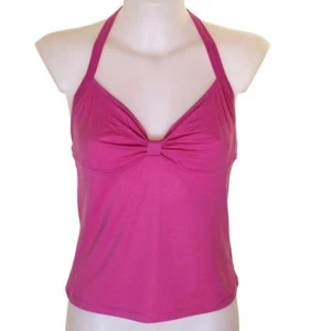 Nuevo con etiquetas Camisa Prenda para Mujer Conexión Francesa Elastizada Cortada Prendas para el torso Recortadas Espagueti Rosa - Imagen 1 de 2