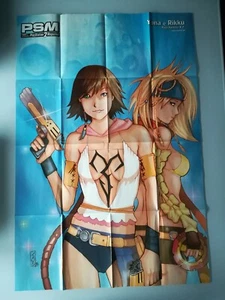 Final Fantasy X-2: Yuna e Rikku - Poster Gigante rivista PSM Magazine  -2003 - Foto 1 di 1