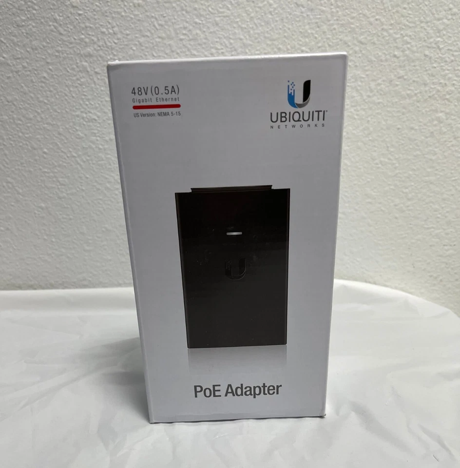 Ubiquiti Networks Poe Adapter 48v 0.5a Gigabit Ethernet