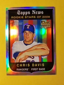 CHRIS DAVIS 097/559 RC REFRACTOR #C289 BALTIMORE ORIOLES * 2008 TOPPS HERITAGE - Picture 1 of 3
