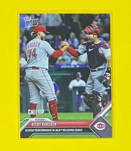 2023 MLB Topps Now Ricky Karcher CALL-UP Cincinnati Reds #435 SP 🔥 - Picture 1 of 2