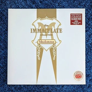 MADONNA SEALED BLUE & GOLD THE IMMACULATE COLLECTION 12" VINYL L Promo Hype 2017 - Picture 1 of 10