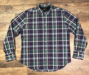 rag & bone Colorful Tartan Plaid Linen Blend Button Up Shirt Mens Large Fit 2 . - Picture 1 of 12