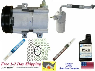 New A/C AC Compressor Kit For 2002-2003 Ford F-150 (4.6L only) Foto 1 de 4