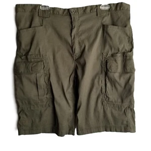 Old Mill Cargo Shorts Mens Size 42 Olive Green Hiking Outdoor Utility Gorpcore - Picture 1 of 10