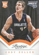Cody Zeller 2013-14 Prestige Basketball Rookie Card #164