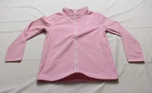 OshKosh B'Gosh Girl's Embroidered Microfleece Full Zip Sweater LB3 Pink Size 10 - Picture 1 of 5