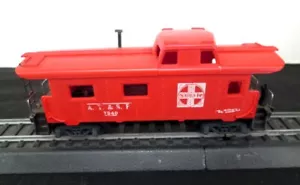 HO Scale Tyco Santa Fe Caboose - NICE! - Picture 1 of 2
