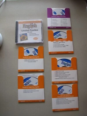 Houghton Mifflin English Leveled Practice CD-ROM and 6- LV 2 English CD's - Image 1 of 4