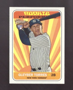 2018 Topps Heritage GLEYBER TORRES Rookie Performers RC Insert Mint Yankees - Picture 1 of 2