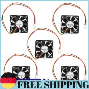3 Pin CPU 5cm Cooling Cooler Fan Heatsinks Radiator for PC Computer 12V - Afbeelding 1 van 10