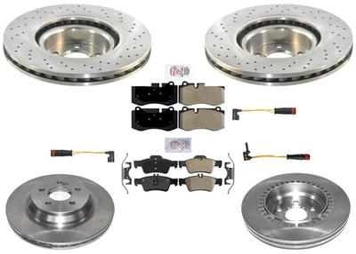 Pastillas de freno de disco delanteras traseras estilo OE para Mercedes Benz CL550 2009-2014 Foto 1 de 4