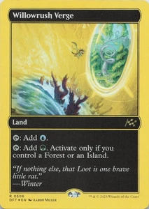Willowrush Verge (lámina de primer lugar) - LÁMINA - R Aetherdrift 506 - Magic The Gathering - Imagen 1 de 1