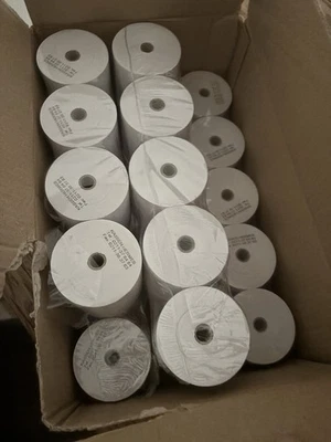 30 Bonrollen Thermorollen 80/80m/12 Weiß Schicht Außen - Bild 1 von 3