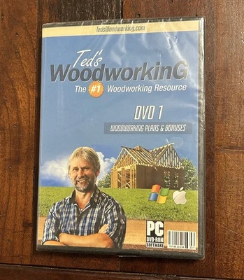 Ted's Woodworking Plans Bonuses Upgrade Compendium PC DVD-ROM DVD 1 SEALED - Image 1 of 2