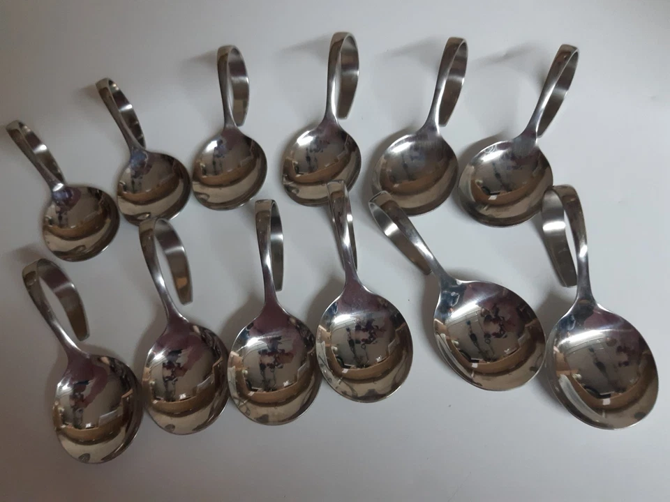 Partylöffel 12 Probierlöffel Servierlöffel Gourmetlöffel Häppchenlöffel Löffel  - Bild 1 von 1