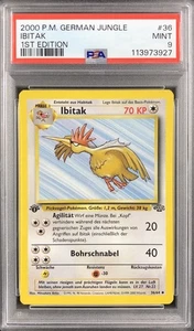 Ibitak 36/64 - Dschungel - 1. Edition - PSA 9 - Pokémon - Picture 1 of 4