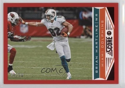 2013 Score Red Zone /30 Brian Hartline #109 - Image 1 of 2