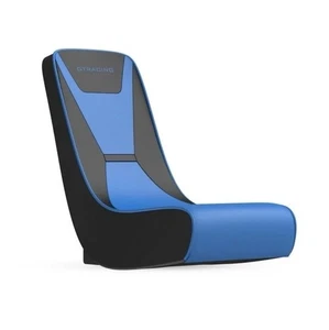 GTRACING KUNSTLEDER BODENWIPPE VIDEO GAMING STUHL BLAU NEU IM KARTON - Bild 1 von 6