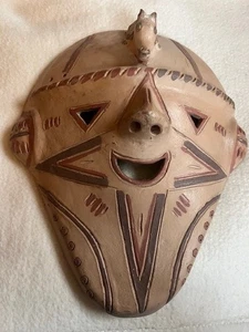 Peruvian Ceramic Mask - Picture 1 of 4
