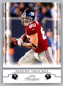 Jeremy Shockey 2008 Playoff Prestige New York Giants #67 - Picture 1 of 2