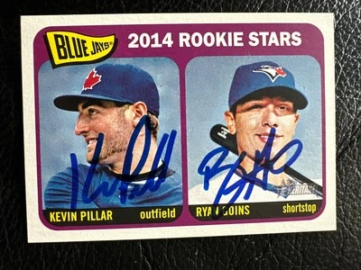 Kevin Pillar/ Ryan Goins Toronto Blue Jays Signed Autographed MLB Trading Card - Image 1 of 2