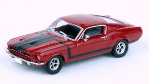 Brekina 1968 Ford Mustang Boss 302 - Red/Black #BRE19612 HO 1/87 Scale - Picture 1 of 6
