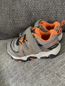 Scarpe da trekking Merrell Trail Quest Jr antiscivolo in pelle grigio arancione bambino 5,5 - Foto 1 di 6