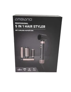 Ambiano 5 in 1 Hair Styler Professional Föhn Grau Rosa - NEU & OVP - Bild 1 von 3