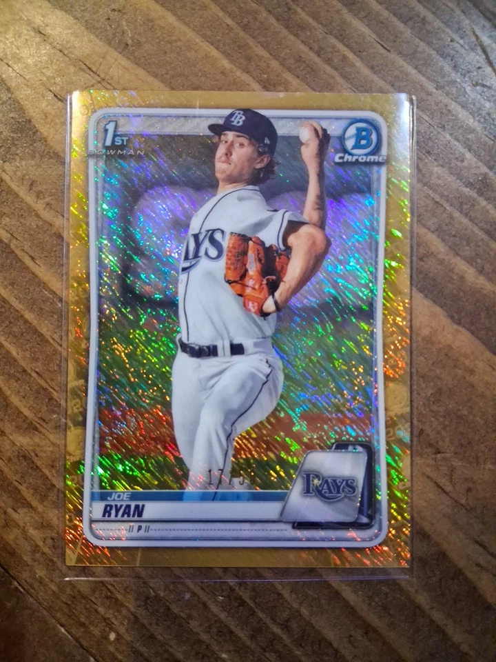 2020 Bowman - Prospects Joe Ryan #BP-117 Gold /50 (RC) - Image 1 of 2