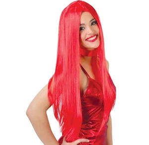 PARRUCCA LUNGA LISCIA ROSSA - Foto 1 di 1