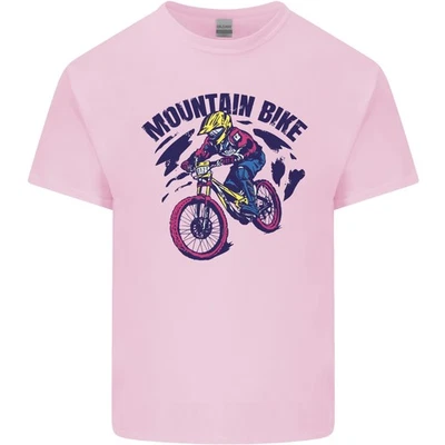 Cycling Mountain Bike Bicycle Cyclist MTB Kids T-Shirt Childrens - Image 1 of 4