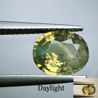 💎 Impresionante piedra preciosa corte raro alejandrita natural certificado libre GFCO 1,89 quilates. Foto 1 de 4