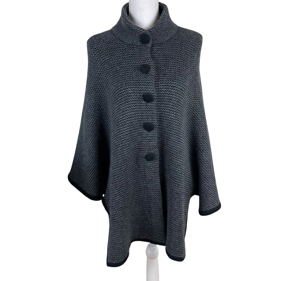 Suéter Peruano Mujer Capa Envolvente Talla Única Bebé Alpaca Abotonado Hecho a Mano Perú Foto 1 de 4