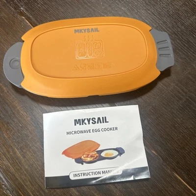 Hervidor de huevos para microondas de calentamiento rápido Mkysail|Poacher|freidora microondas máquina de huevos Foto 1 de 4