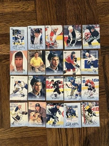 (20) CARD LOT 1995-96 HOCKEY BE A PLAYER AUTOGRAPHS - Picture 1 of 7