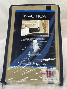 Nautica BRAYTON POINT Caqui Euro Sham Nuevo en Paquete NUEVO - Imagen 1 de 4