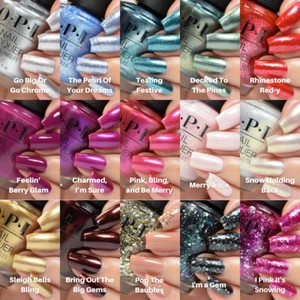 OPI Jewel Be Bold Collection Nail Polish Pink Blue Gold Silver Purple Metallic - Picture 1 of 90