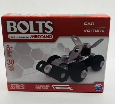 BOLTS by, Meccano - BLACK CAR Metal Model Building Kit - NIB - Image 1 of 3