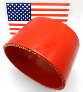 Silicone Hose Pipe Coupler 3.5" 89 90mm Turbo Cold Air Intake 3.50 Straight Hose - Picture 1 of 6