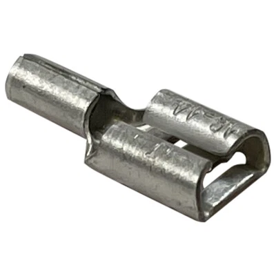 (100) Non Insulated Female 16-14 Gauge Quick Disconnect .250" Terminal Connector - Image 1 of 4